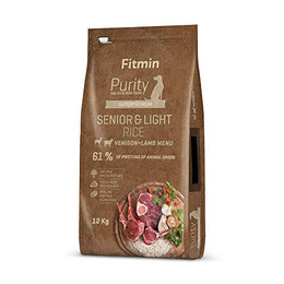 Produktbild von Fitmin Dog Purity Senior & Light Reis Hirsch Lamm - 12 kg