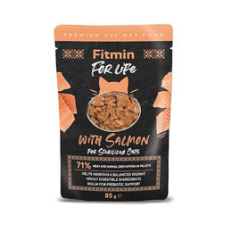 FITMIN For Life For Sterilized Cats Salmon 85g – Bild 1 von 2