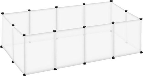 Produktbild von FIVMEN Freigehege Freilaufgehege aus Kunststoff Kleintierauslauf Innengehege, DIY Kleintierauslauf für Kleintiere, Meerschweinchen, Hamster