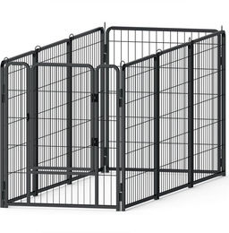 Produktbild von FIVMEN Freigehege Freilaufgehege Welpenauslauf faltbares Tierlaufstall mit Tür, Automatische Verriegelung für Hunde, Kaninchen, Kleintiere