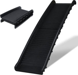 Produktbild von FIVMEN Haustiertreppe Hunderampe Faltbare Hundetreppen Kofferraumrampe bis zu 90 kg, Hundeautorampe mit Gummipuffer bis 90 kg, 156 x 40cm