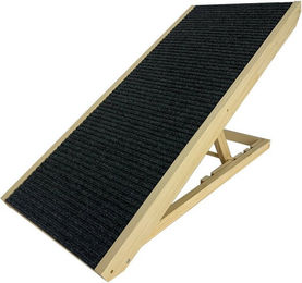 FIVMEN Haustiertreppe Hunderampe höhenverstellbar und Rutschfest bis 100 kg, für Katzen große und kleine Hunde – Bild 1 von 5