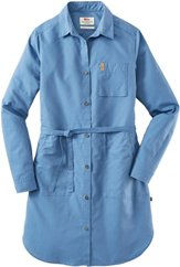 Produktbild von Fjällräven Damen Blusenkleid Övik Shirt Dress W blau