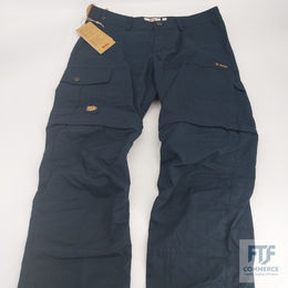 Fjällräven Damen Hose Karla Pro Zip-Off Dark Navy – Bild 1 von 5