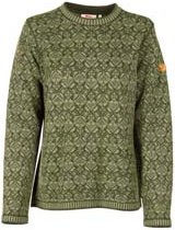 Fjällräven Damen Pullover Snow Round Neck Sweater W deep forest – Bild 1 von 7