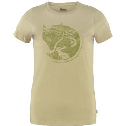Fjällräven Damen T-Shirt Arctic Fox Print Sand Stein S – Bild 1 von 2
