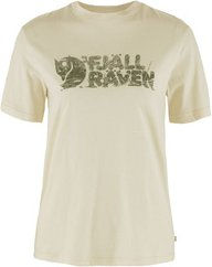 Fjällräven Damen T-Shirt Lush Logo W chalk white – Bild 1 von 3