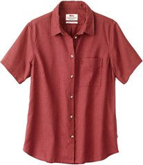 Produktbild von Fjällräven Damenbluse Övik Travel Shirt SS W raspberry red