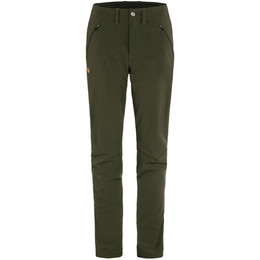 Produktbild von Fjällräven Damenhose Abisko Trail Stretch Trousers Deep Forest