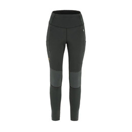 Produktbild von Fjällräven Damenhose Abisko Varm Trekking Tights Schwarz-Iron Grau XS
