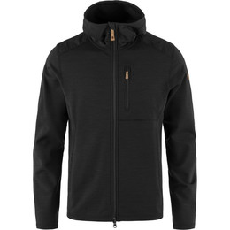 Produktbild von Fjällräven Herren Fleecejacke Keb Fleece Hoodie Schwarz