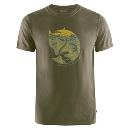 Produktbild von Fjällräven Herren T-Shirt Arctic Fox Dark Olive