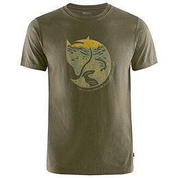 Fjällräven Herren T-Shirt Arctic Fox Dark Olive – Bild 1 von 2