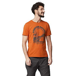 Fjällräven Herren T-Shirt Equipment Sunset Orange – Bild 1 von 5