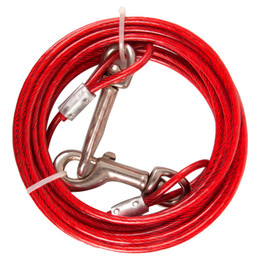 Produktbild von Flamingo Anlegekabel rot 3 m mit Erdspieß - 3 m