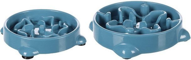 Produktbild von Flamingo Antischlingnapf Slow Feeder Beno blau