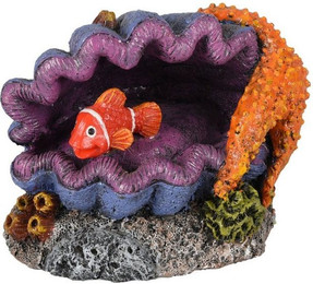 Produktbild von Flamingo Aquariendeko Aquarium Dekoration Leto Muschel + Fisch