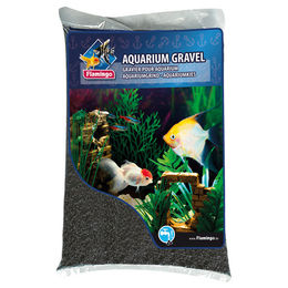 Produktbild von Flamingo Aquarienkies schwarz - 10 kg