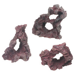 Flamingo Aquariumdekoration rauer Fels – Bild 1 von 4