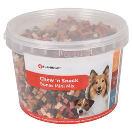Flamingo Chewn Snack Mini Bones Mix - 1,8 kg – Bild 1 von 2