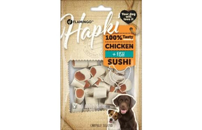 Produktbild von Flamingo Chick'n Snack Sushi Hundesnack - 400 g