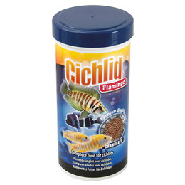 Produktbild von Flamingo Cichlid granuliertes Futter - 500 ml