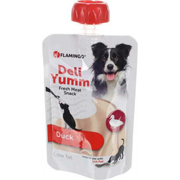 Produktbild von Flamingo Deli Yumm Fresh Meat Snack Ente - 90 g