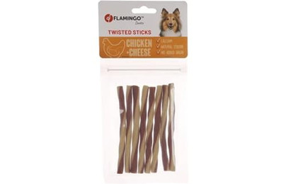 Produktbild von Flamingo Duetto Twist Sticks Huhn & Käse - 85 g