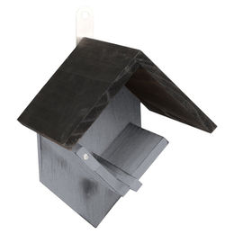 Produktbild von Flamingo Erdnuss-Futterspender Vecta Holz grau/schwarz