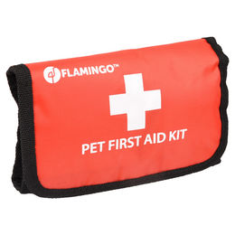 Flamingo Erste-Hilfe-Set Resku Haustiere Basic rot – Bild 1 von 6