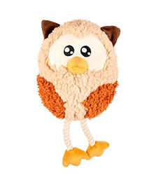 Flamingo Fieber Plüsch Eule Hundespielzeug – Bild 1 von 3