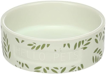 Produktbild von Flamingo Fress- und Trinknapf Hamster Leafs Rund Grün - 100 ml