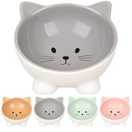 Produktbild von Flamingo Fress- und Trinknapf Puzi Grau - 125 ml