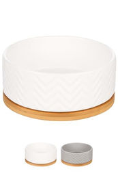 Flamingo Futter- und Trinknapf Bianco rund weiß - 990 ml – Bild 1 von 7