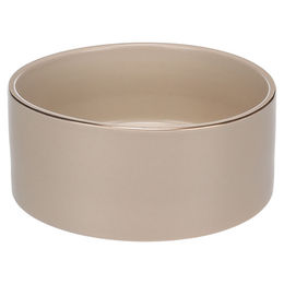 Flamingo Futter- und Trinknapf Eram rund beige für Hunde - 1,2 l – Bild 1 von 6