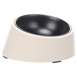 Produktbild von Flamingo Futter- und Trinknapf Kana beige/schwarz