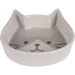 Produktbild von Flamingo Futter- und Trinknapf Kapo Keramik Hellgrau - 250 ml