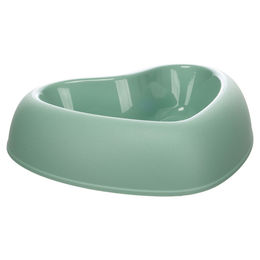 Flamingo Futter- und Trinknapf Pandor Herz, grün - 0,75 l – Bild 1 von 4