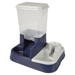Flamingo Futter- und Wasserautomat Duo Max blau - 5 l – Bild 1 von 3