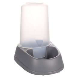 Flamingo Futter- und Wasserautomat Raja grau für Hunde - 2,5 l – Bild 1 von 6