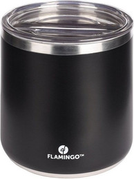 Produktbild von Flamingo Futterbehälter Snack-Box Lora rund schwarz - 2,5 l