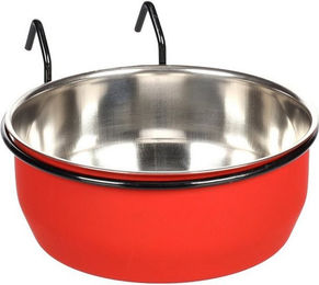 Produktbild von Flamingo Futternapf Avaro Haken rot/schwarz - 0,89 l