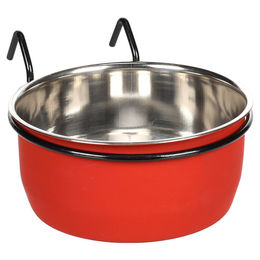 Flamingo Futternapf Avaro mit Haken rot/schwarz - 580 ml – Bild 1 von 4