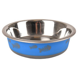 Flamingo Futternapf Fish Bone blau - 225 ml – Bild 1 von 2