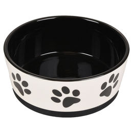 Flamingo Futternapf Kenzo Keramik schwarz/weiß - 1,13 l – Bild 1 von 9