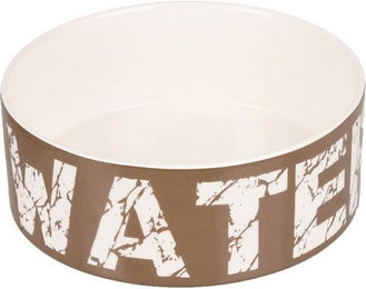 Produktbild von Flamingo Futternapf Kyra Keramik taupe/weiß