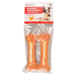 Flamingo Gepresster Knochen mit Huhn - 2 x 220 g – Bild 1 von 2