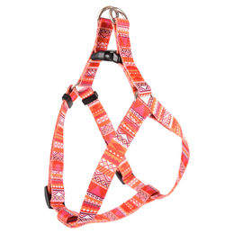 Produktbild von Flamingo Geschirr Step & Go Syb orange/rosa/weiß