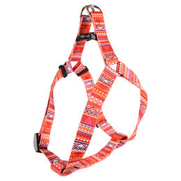 Produktbild von Flamingo Geschirr Step & Go Syb orange/rosa/weiß