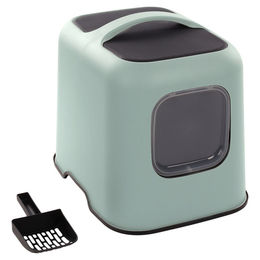 Flamingo Geschlossene Katzentoilette Trudy grün – Bild 1 von 6